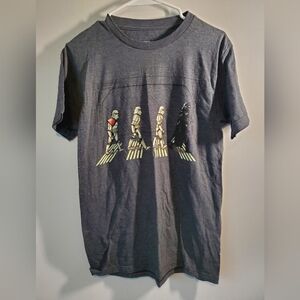 Star Wars Gray Abby Road Beetles Inspired Size Small Tee